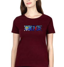 Load image into Gallery viewer, One Piece T-Shirt for Women-Maroon-Ektarfa.online
