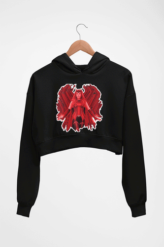 Wanda Crop HOODIE FOR WOMEN-Black-Ektarfa.online