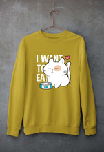 Load image into Gallery viewer, Cat Unisex Sweatshirt for Men/Women-Mustard Yellow-Ektarfa.online
