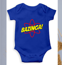 Load image into Gallery viewer, Sheldon Cooper Bazinga Kids Romper For Baby Boy/Girl-0-5 Months(18 Inches)-Royal Blue-Ektarfa.online
