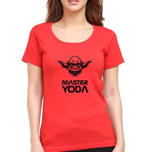Load image into Gallery viewer, Yoda Star Wars T-Shirt for Women-Red-Ektarfa.online
