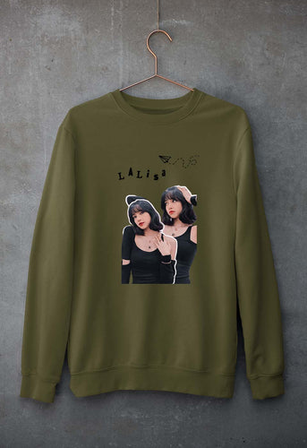 BLACKPINK Unisex Sweatshirt for Men/Women-Olive Green-Ektarfa.online