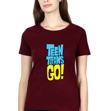 Load image into Gallery viewer, Teen Titans Go! T-Shirt for Women-Maroon-Ektarfa.online
