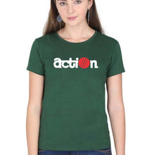 Load image into Gallery viewer, Action T-Shirt for Women-Dark Green-Ektarfa.online
