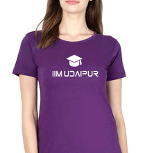 Load image into Gallery viewer, IIM Udaipur T-Shirt for Women-Purple-Ektarfa.online
