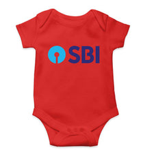 Load image into Gallery viewer, State Bank of India(SBI) Kids Romper For Baby Boy/Girl-Red-Ektarfa.online
