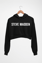 Load image into Gallery viewer, Steve Madden Crop HOODIE FOR WOMEN-Black-Ektarfa.online
