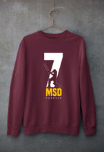 Load image into Gallery viewer, MS Dhoni (MSD) Unisex Sweatshirt for Men/Women-Maroon-Ektarfa.online

