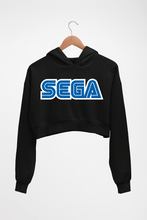 Load image into Gallery viewer, Sega Crop HOODIE FOR WOMEN-Black-Ektarfa.online
