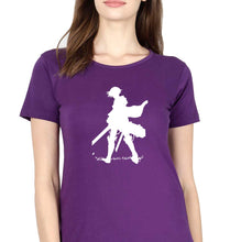 Load image into Gallery viewer, Attack on Titan T-Shirt for Women-Purple-Ektarfa.online
