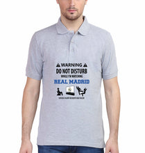Load image into Gallery viewer, Warning Real Madrid Polo T-Shirt for Men-Grey-Ektarfa.online
