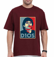 Load image into Gallery viewer, Diego Maradona Oversized T-Shirt for Men-Maroon-Ektarfa.online

