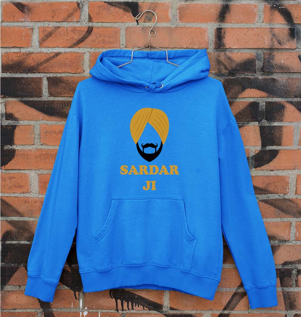 Sardar JI Unisex Hoodie for Men/Women-Royal Blue-Ektarfa.online