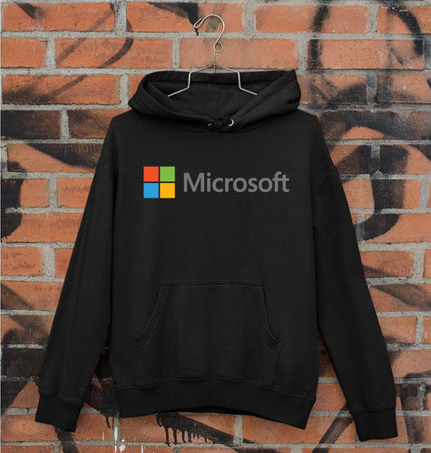 Microsooft Unisex Hoodie for Men/Women-Black-Ektarfa.online