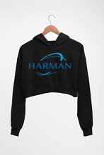 Load image into Gallery viewer, Harman Crop HOODIE FOR WOMEN-Black-Ektarfa.online
