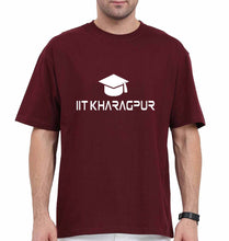 Load image into Gallery viewer, IIT Kharagpur Oversized T-Shirt for Men-Maroon-Ektarfa.online
