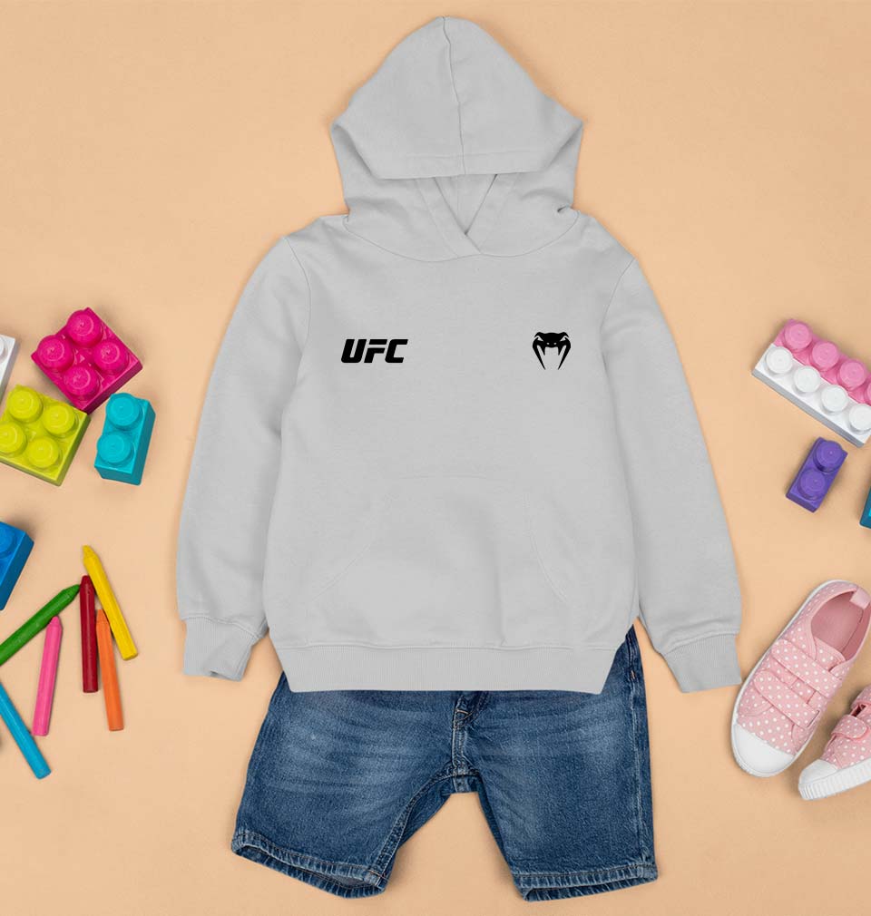 UFC Venum Kids Hoodie for Boy/Girl-Grey-Ektarfa.online