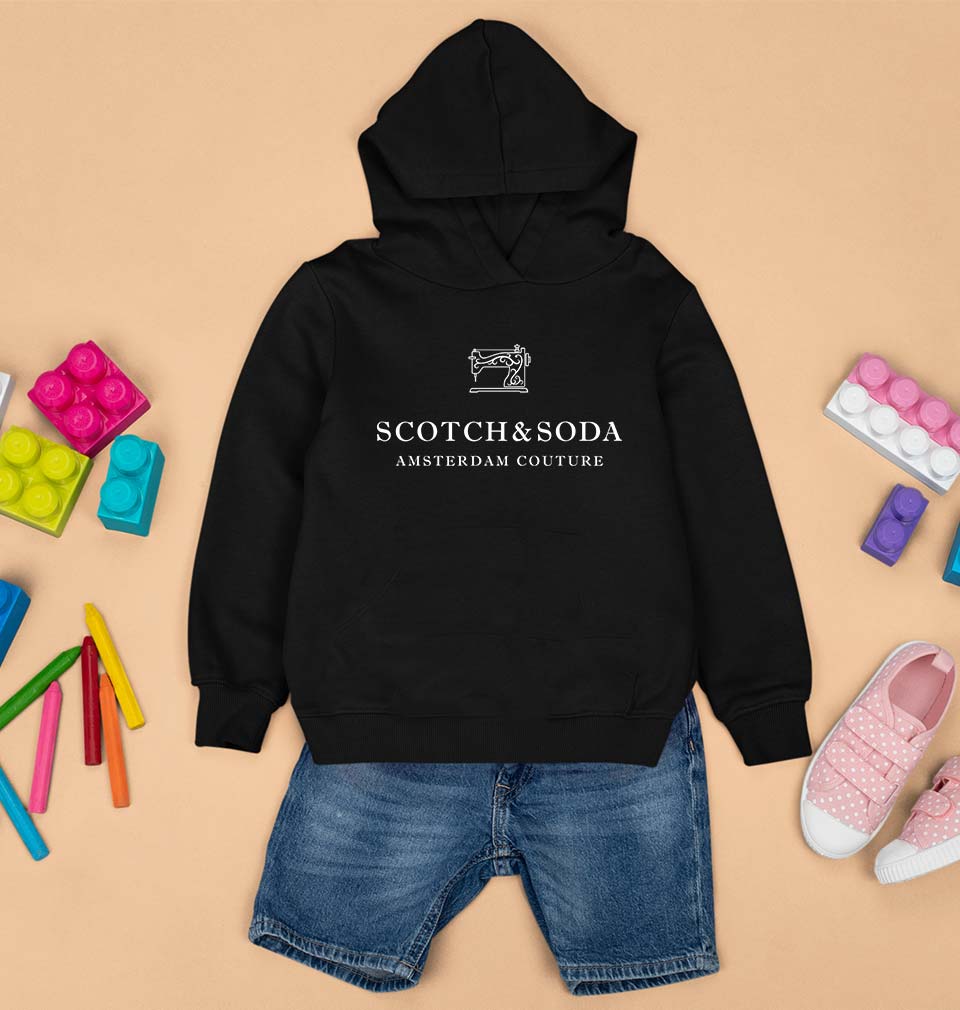 Scotch & Soda Kids Hoodie for Boy/Girl-Black-Ektarfa.online