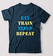 Load image into Gallery viewer, Gym T-Shirt for Men-Petrol Blue-Ektarfa.online

