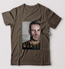 Load image into Gallery viewer, Shane Warne T-Shirt for Men-Olive Green-Ektarfa.online
