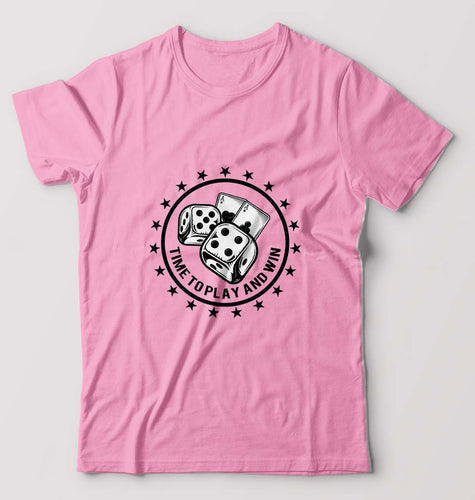 Poker T-Shirt for Men-Light Baby Pink-Ektarfa.online
