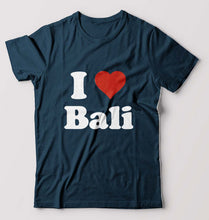 Load image into Gallery viewer, I Love Bali T-Shirt for Men-Petrol Blue-Ektarfa.online
