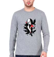 Load image into Gallery viewer, Itachi Uchiha Full Sleeves T-Shirt for Men-Grey Melange-Ektarfa.online
