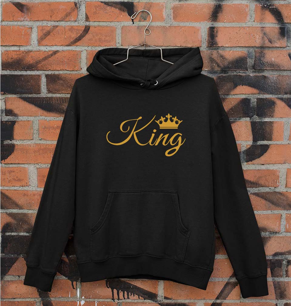 King Unisex Hoodie for Men/Women-Black-Ektarfa.online