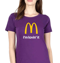 Load image into Gallery viewer, McDonald’s T-Shirt for Women-Purple-Ektarfa.online
