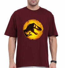 Load image into Gallery viewer, Jurassic World Oversized T-Shirt for Men-Maroon-Ektarfa.online
