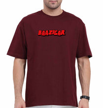 Load image into Gallery viewer, Baazigar Oversized T-Shirt for Men-Maroon-Ektarfa.online
