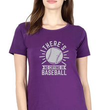 Load image into Gallery viewer, Baseball T-Shirt for Women-Purple-Ektarfa.online

