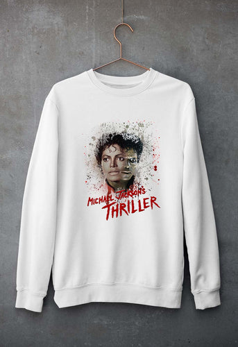 Thriller Unisex Sweatshirt for Men/Women-White-Ektarfa.online