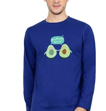 Load image into Gallery viewer, Avocado BFF Full Sleeves T-Shirt for Men-Royal blue-Ektarfa.online

