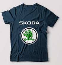 Load image into Gallery viewer, Skoda T-Shirt for Men-Petrol Blue-Ektarfa.online
