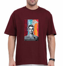 Load image into Gallery viewer, Justin Bieber Oversized T-Shirt for Men-Maroon-Ektarfa.online
