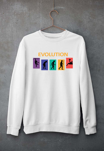 Evolution Football Unisex Sweatshirt for Men/Women-White-Ektarfa.online