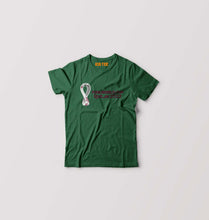 Load image into Gallery viewer, FIFA World Cup Qatar 2022 Kids T-Shirt for Boy/Girl-0-1 Year(20 Inches)-Dark Green-Ektarfa.online
