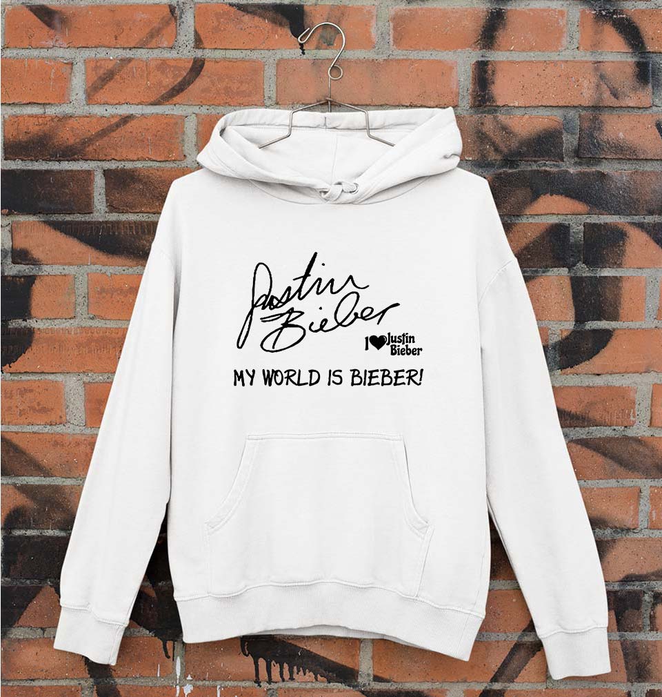 Justin Bieber Unisex Hoodie for Men/Women-White-Ektarfa.online