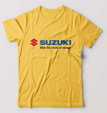 Load image into Gallery viewer, Suzuki T-Shirt for Men-Golden Yellow-Ektarfa.online
