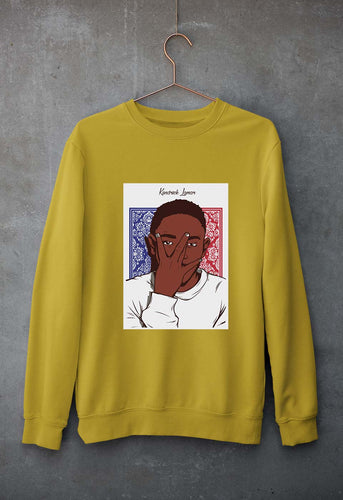 Kendrick Lamar Unisex Sweatshirt for Men/Women-Mustard Yellow-Ektarfa.online