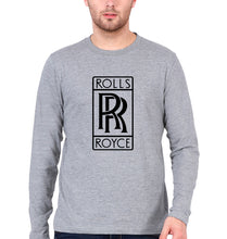 Load image into Gallery viewer, Rolls Royce Full Sleeves T-Shirt for Men-Grey Melange-Ektarfa.online
