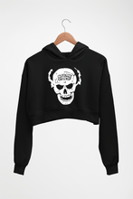 Load image into Gallery viewer, Stone Cold Steve Austin (WWE) Crop HOODIE FOR WOMEN-Black-Ektarfa.online
