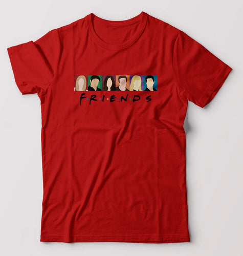Friends T-Shirt for Men-Red-Ektarfa.online