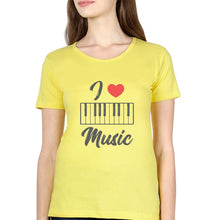 Load image into Gallery viewer, Love Music Piano T-Shirt for Women-Ektarfa.online
