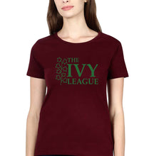 Load image into Gallery viewer, Ivy League T-Shirt for Women-Maroon-Ektarfa.online
