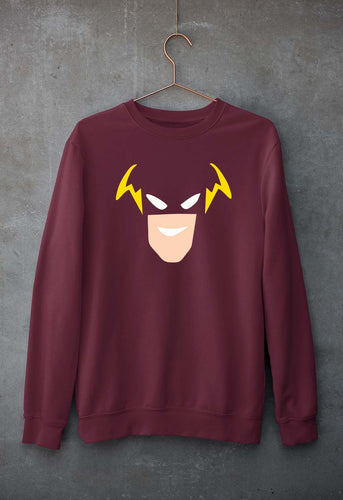 Flash Superhero Unisex Sweatshirt for Men/Women-Maroon-Ektarfa.online