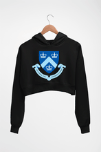 Load image into Gallery viewer, Columbia University Crop HOODIE FOR WOMEN-Black-Ektarfa.online
