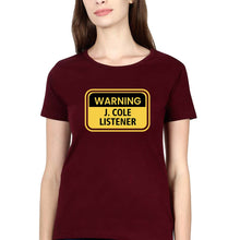 Load image into Gallery viewer, J. Cole T-Shirt for Women-Maroon-Ektarfa.online
