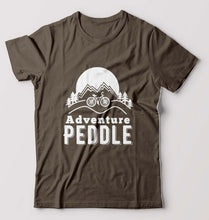 Load image into Gallery viewer, Cycling Adventure T-Shirt for Men-Olive Green-Ektarfa.online
